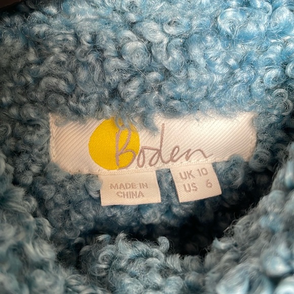 Boden Teddy Soft Boxy Coat - Picture 4 of 7